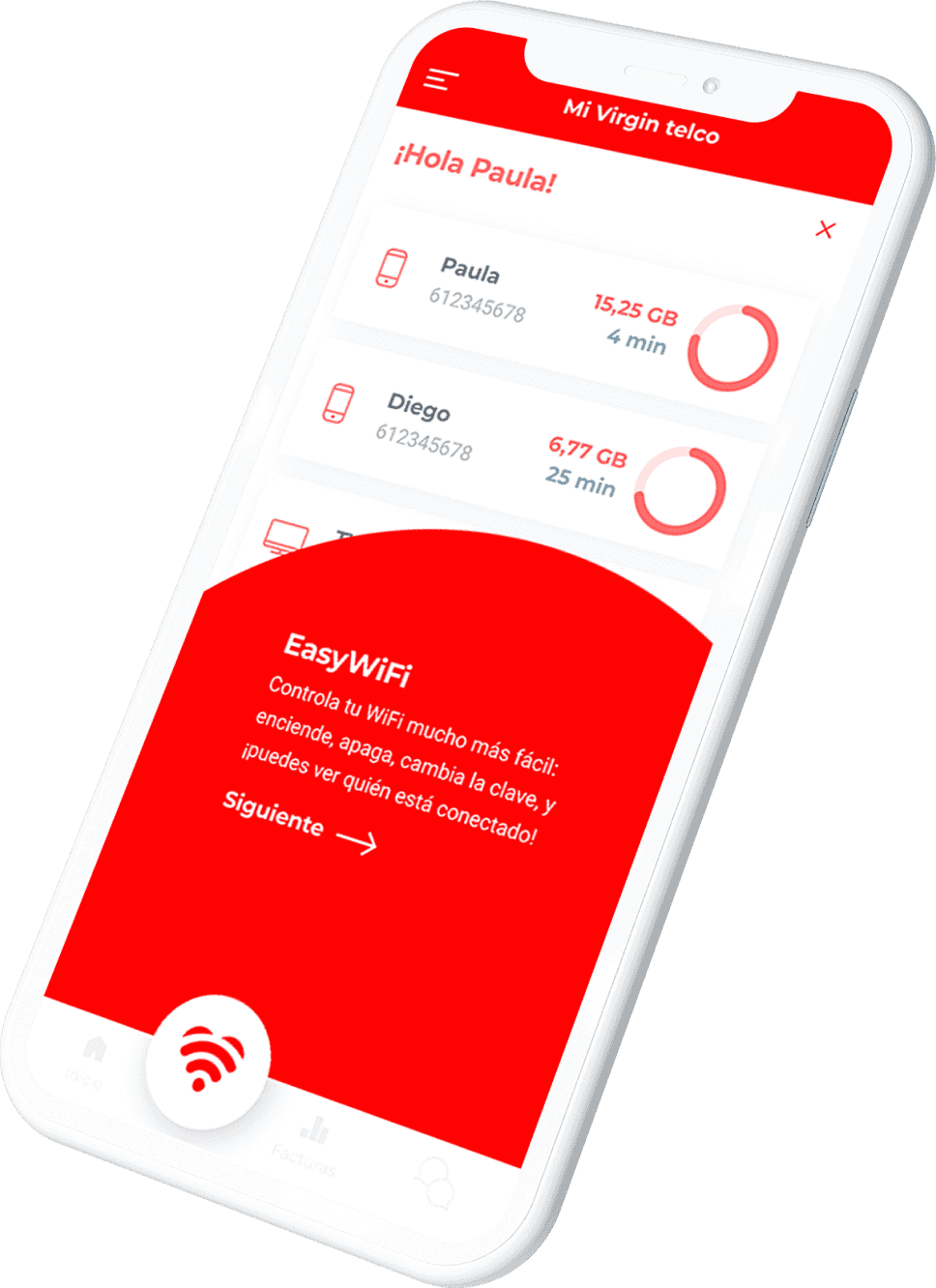 Virgin Telco mockup easy wifi mobile