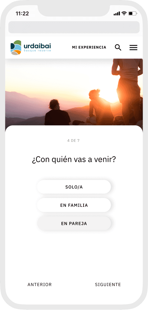 Visor Urdaibai mockup webapp quien