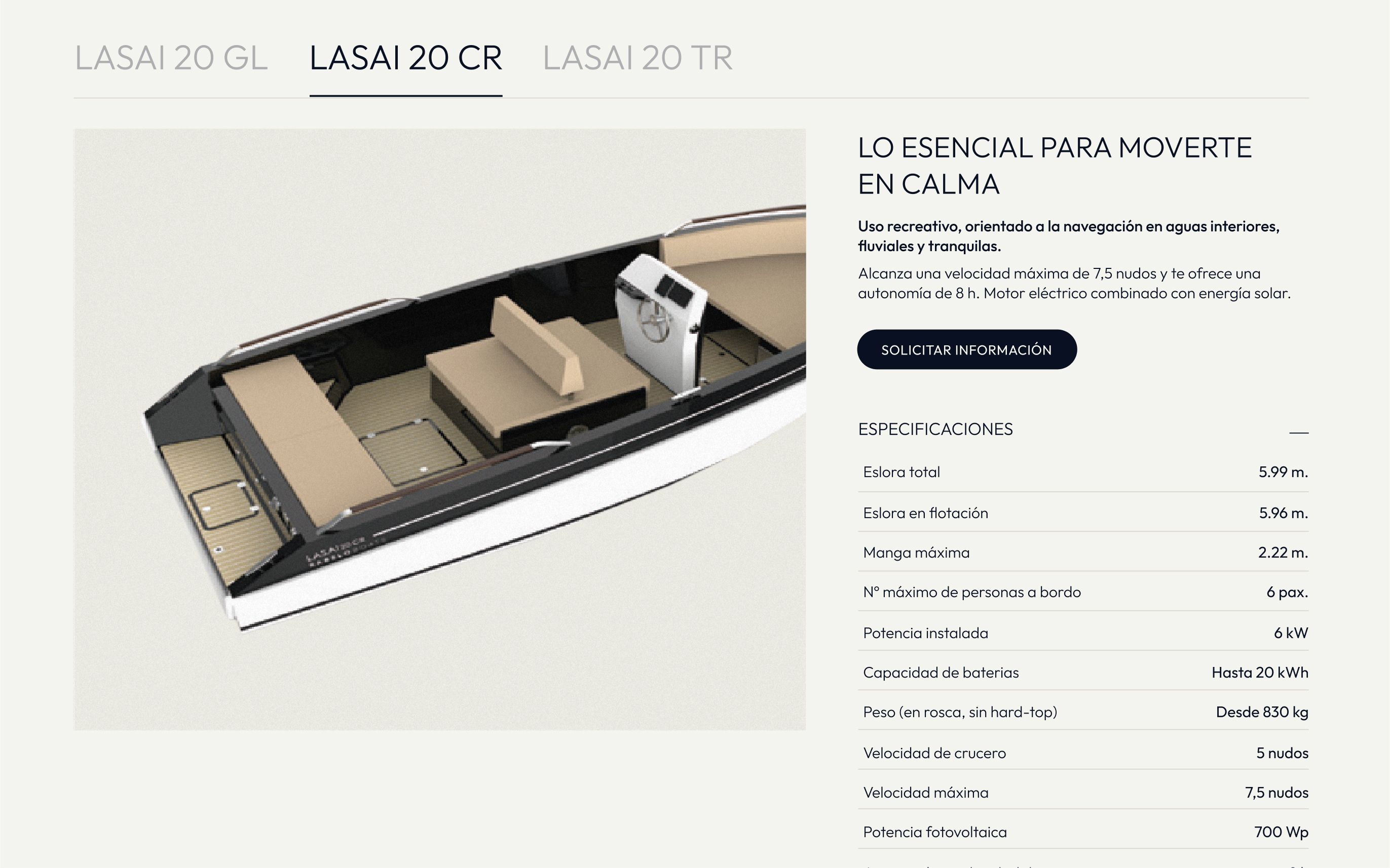 Lasai product specs